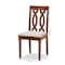 Baxton Studio Cherese Modern and Contemporary Grey Fabric and Walnut Brown Finished Wood 2-Piece Dining Chair Set 183-10545-Zoro - alternate 5